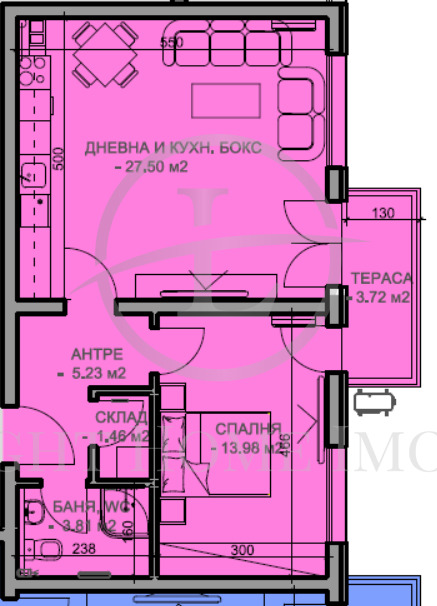 Til salgs  1 soverom Plovdiv , Kjusjuk Parisj , 76 kvm | 54471650 - bilde [6]