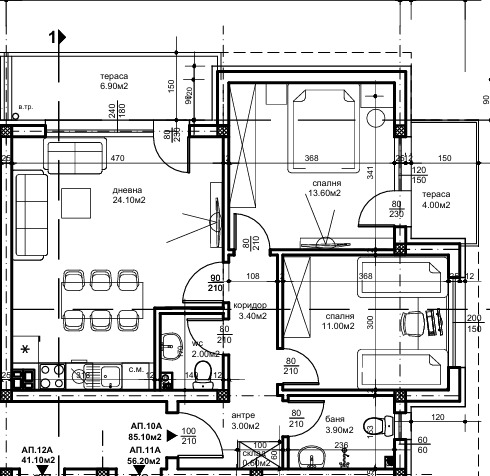 Продава  3-стаен град Пловдив , Беломорски , 97 кв.м | 60573267