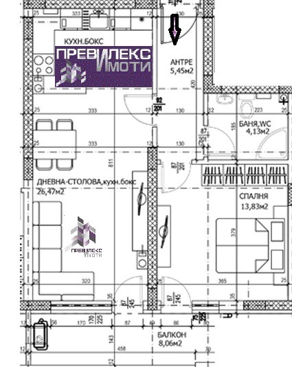 Продава  2-стаен, град Пловдив, Съдийски • 92 185 EUR • ID 28421062 — holmes.bg - [1] 