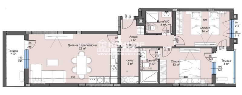 Продава 3-СТАЕН, гр. Пловдив, Тракия, снимка 4 - Апартаменти - 42154594