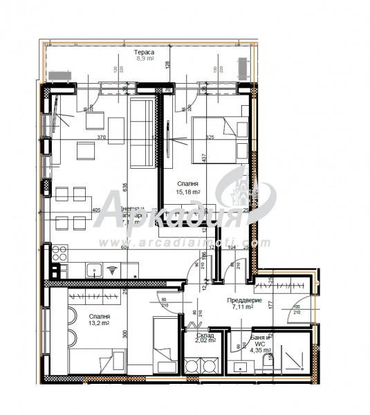 Продава  3-стаен град Пловдив , Въстанически , 111 кв.м | 43068677