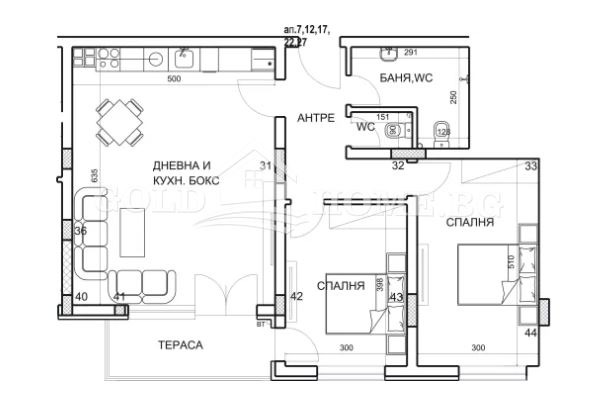 De vânzare  2 dormitoare Plovdiv , Mladejci Hâlm , 87 mp | 53682658 - imagine [5]