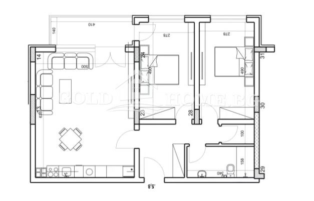 De vânzare  2 dormitoare Plovdiv , Mladejci Hâlm , 87 mp | 53682658 - imagine [8]