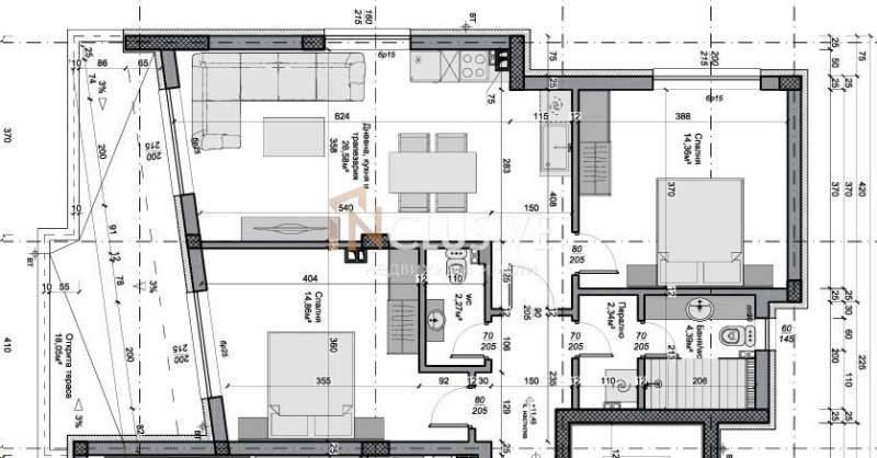 Te koop  2 slaapkamers Varna , k.k. Tsjajka , 97 m² | 22076429 - afbeelding [8]