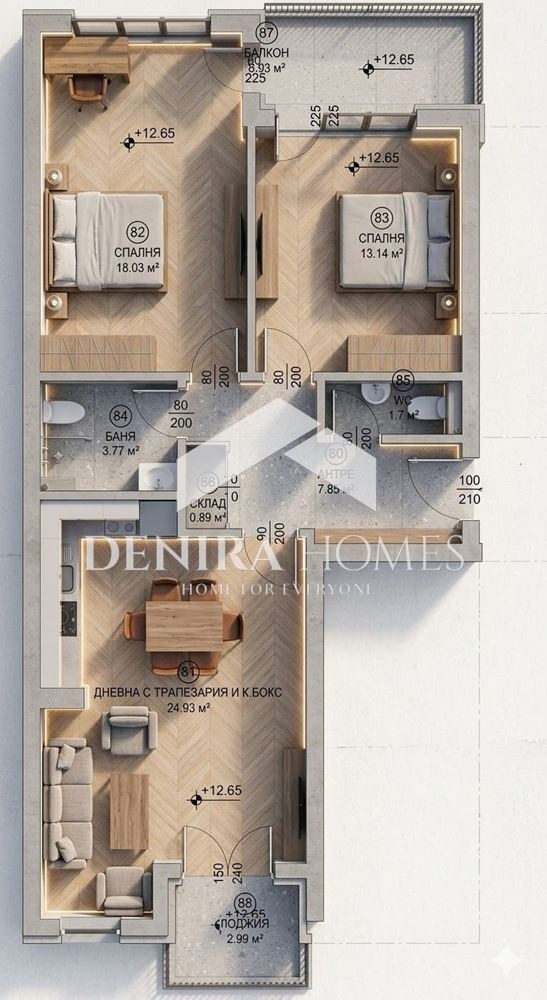 Продава 3-СТАЕН, гр. София, Надежда 1, снимка 2 - Апартаменти - 54076402
