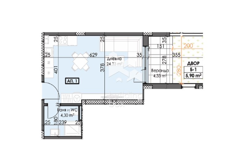 Satılık  Stüdyo Plovdiv , Trakiya , 48 metrekare | 71904699 - görüntü [6]