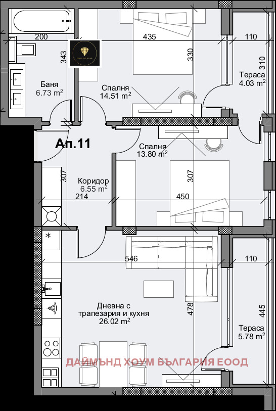 In vendita  2 camere da letto Plovdiv , Karshiiaka , 112 mq | 41007552 - Immagine [2]