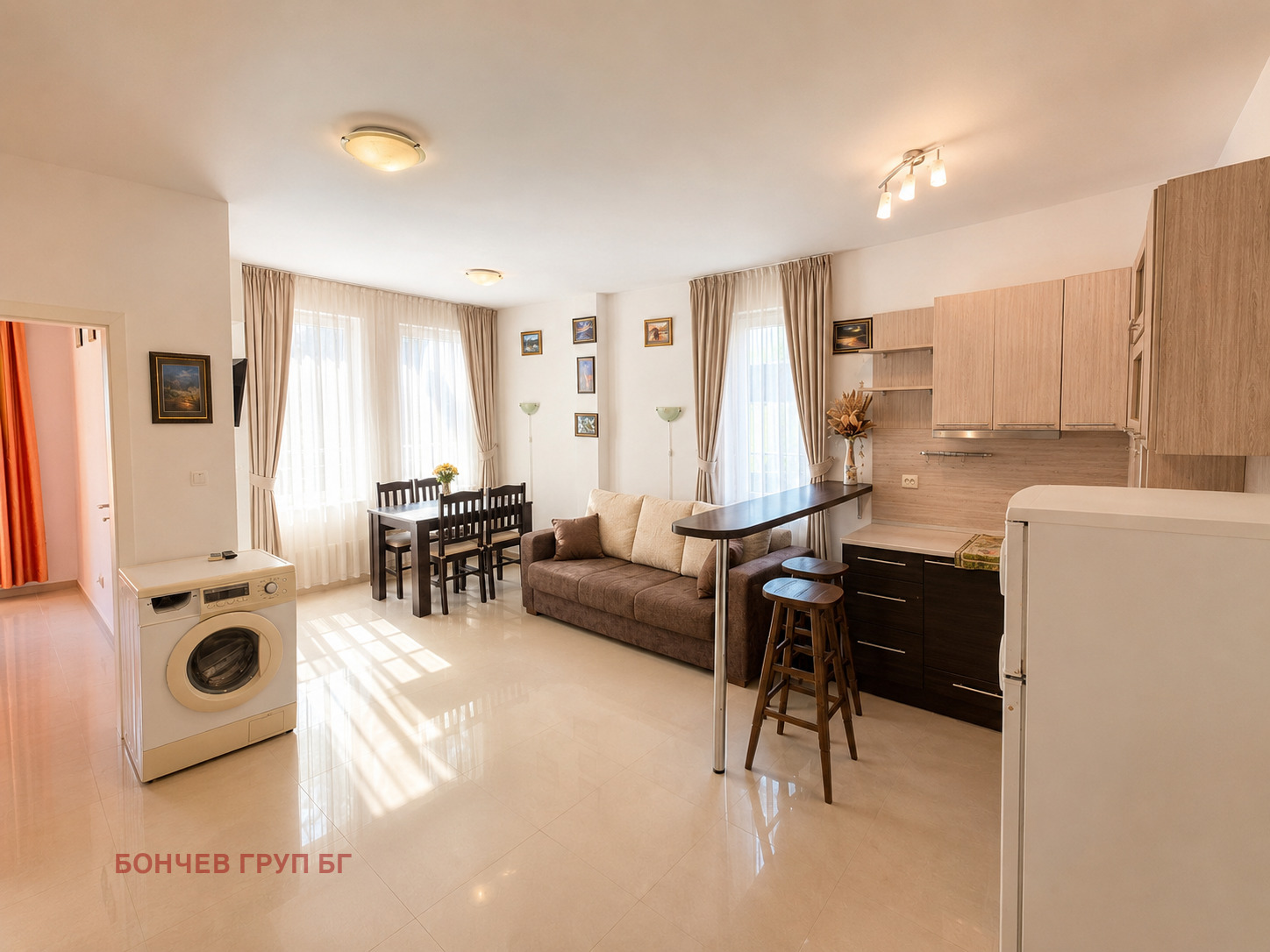 Продава 2-СТАЕН, гр. Поморие, област Бургас, снимка 2 - Апартаменти - 55191632