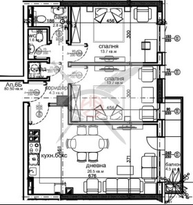 2 slaapkamers Krasna poljana 2, Sofia 1