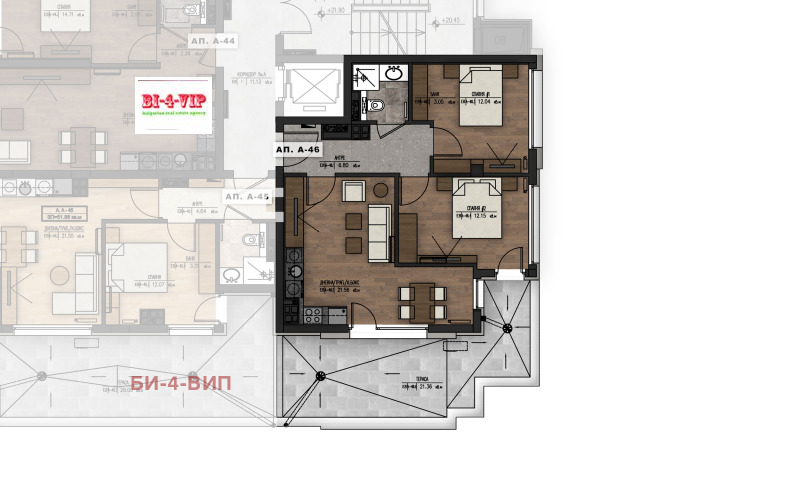 In vendita  2 camere da letto Sofia , Mladost 1A , 106 mq | 87619471 - Immagine [4]