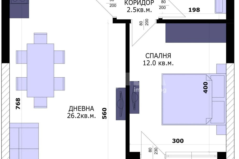 Продава 2-СТАЕН, гр. Варна, Кайсиева градина, снимка 2 - Апартаменти - 54629858