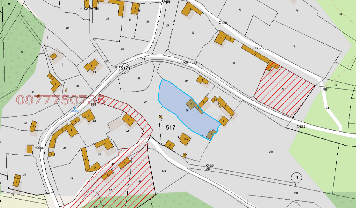 Продава ПАРЦЕЛ, с. Карали, област Габрово, снимка 2 - Парцели - 54449954