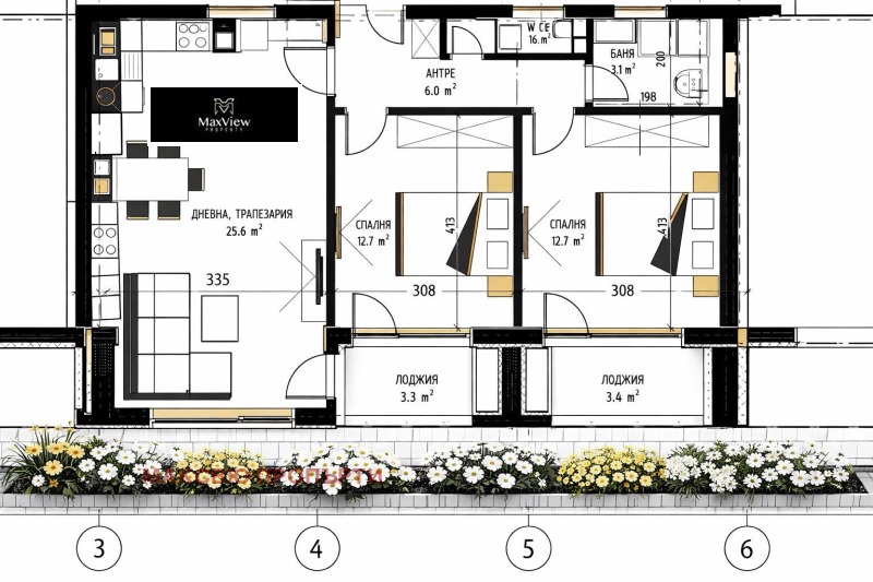 Продава 3-СТАЕН в град София, Малинова долина - 99 кв.м / 336 000 € » 657 158.88 лв., МАКСВЮ ПРОПЪРТИ