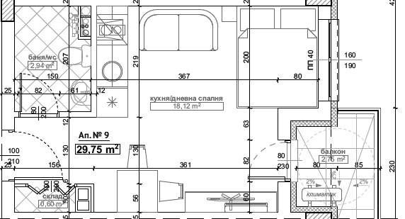 Продава 1-СТАЕН, гр. Китен, област Бургас, снимка 4 - Апартаменти - 53151868