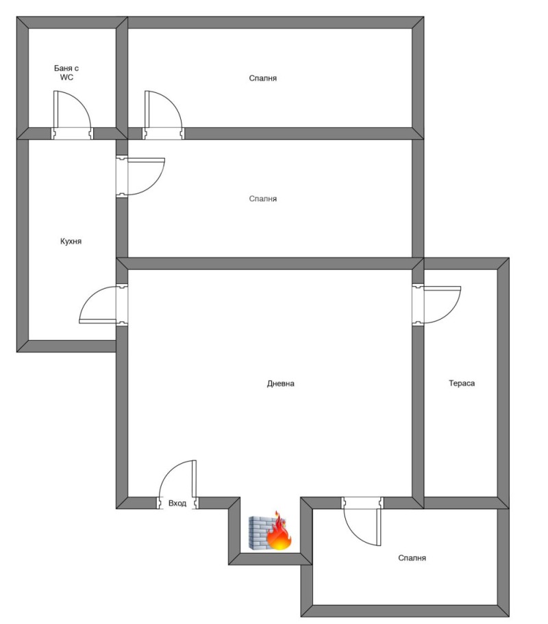 Na prodej  2 ložnice Sofia , Centar , 97 m2 | 90804987 - obraz [15]