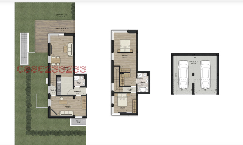 Продава МЕЗОНЕТ, гр. София, Бояна, снимка 2 - Апартаменти - 52613586