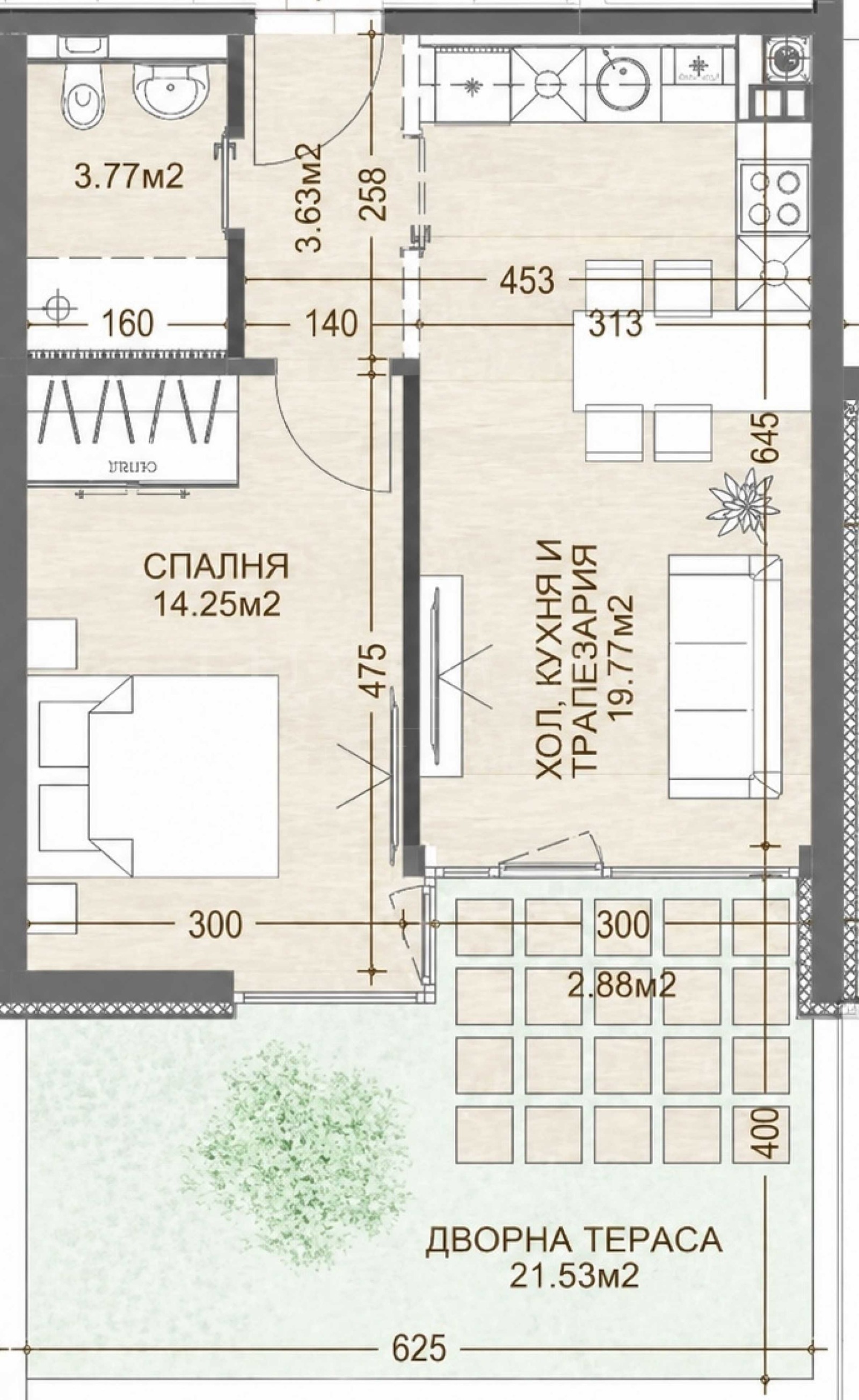 Продава 2-СТАЕН, гр. София, Манастирски ливади, снимка 3 - Апартаменти - 55276202