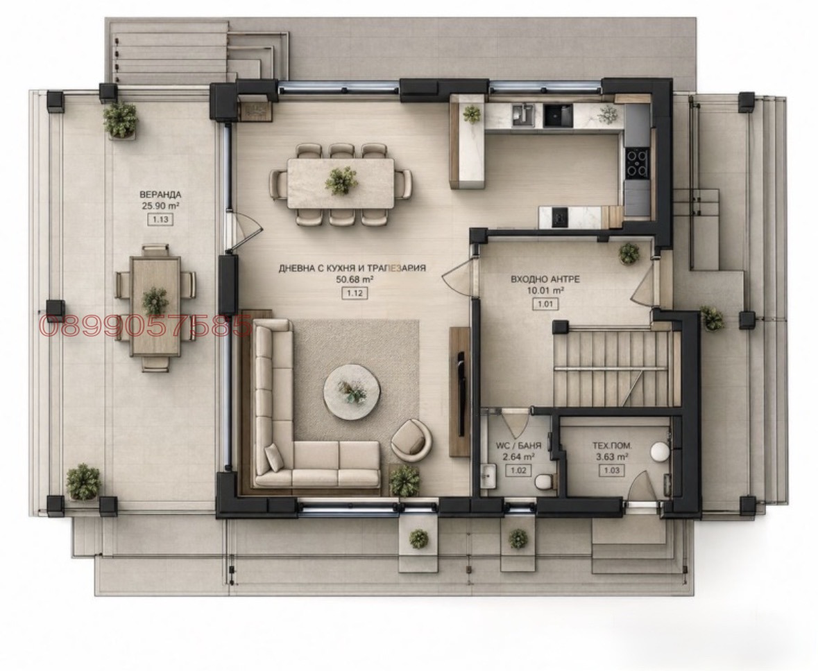Продава КЪЩА, с. Марково, област Пловдив, снимка 15 - Къщи - 56260730