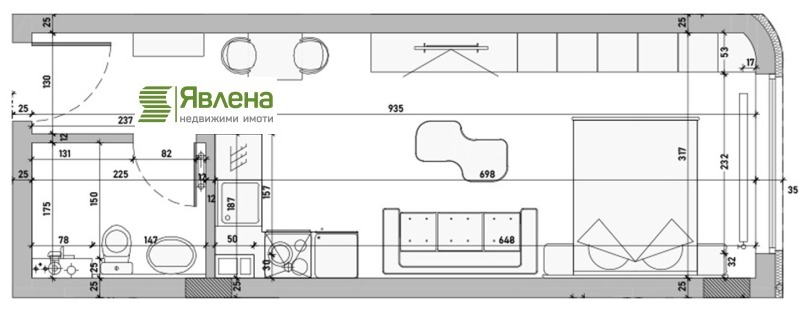 À venda  Estúdio Sofia , Malinova dolina , 39 m² | 41484554 - imagem [2]