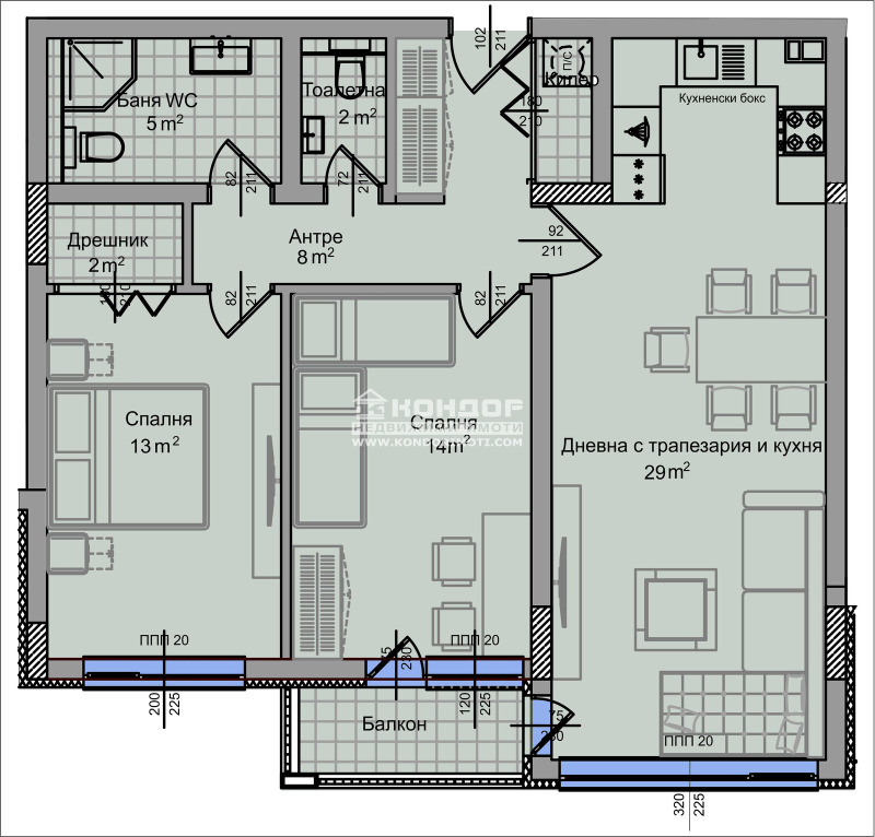 Продава 3-СТАЕН, гр. Пловдив, Въстанически, снимка 6 - Aпартаменти - 44512115