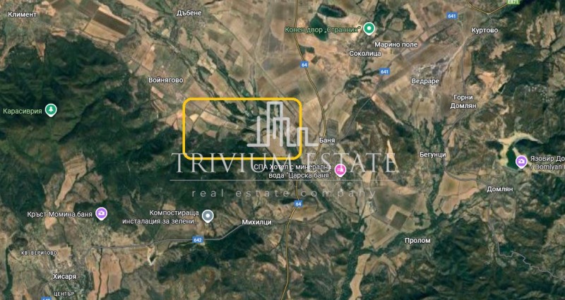 Продава ЗЕМЕДЕЛСКА ЗЕМЯ, с. Войнягово, област Пловдив