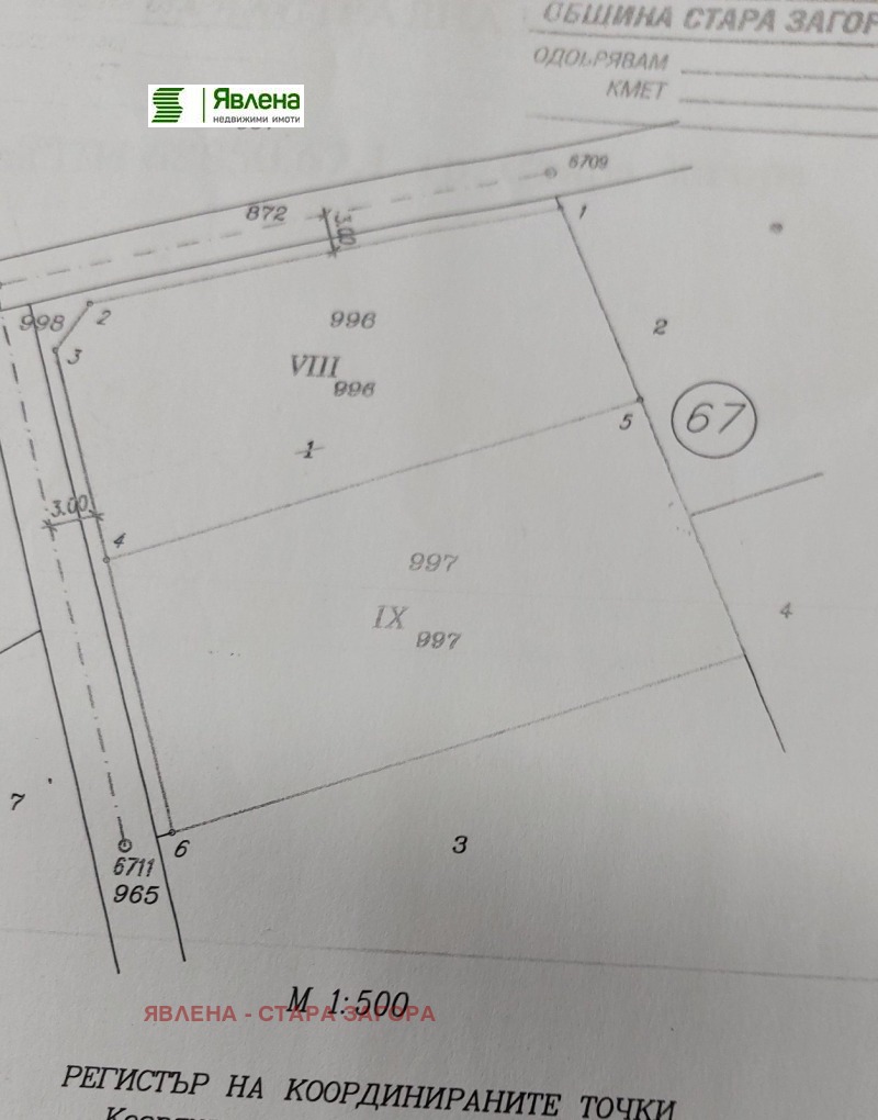 Продава ПАРЦЕЛ в град Стара Загора, Самара 1 - 1400 кв.м / 80 000 € » 156 466.40 лв., ЯВЛЕНА - СТАРА ЗАГОРА
