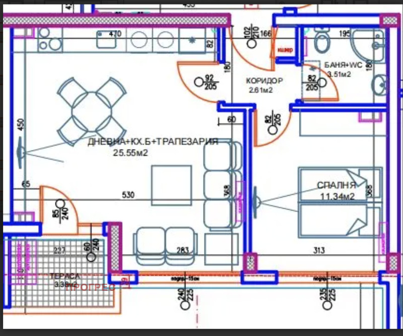 Продава 2-СТАЕН, гр. Пловдив, Кючук Париж, снимка 1 - Aпартаменти - 47533116