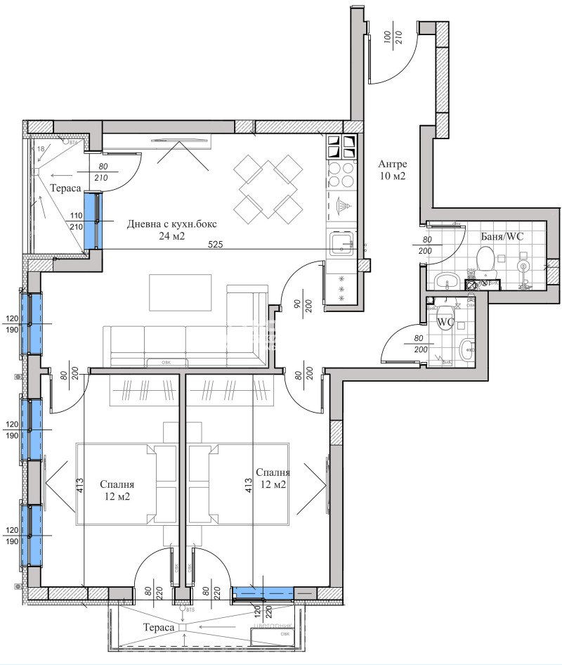 Продава  3-стаен град Пловдив , Въстанически , 101 кв.м | 33928330 - изображение [5]