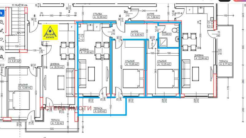 Продава 3-СТАЕН, гр. Благоевград, Еленово 2, снимка 2 - Апартаменти - 52145114