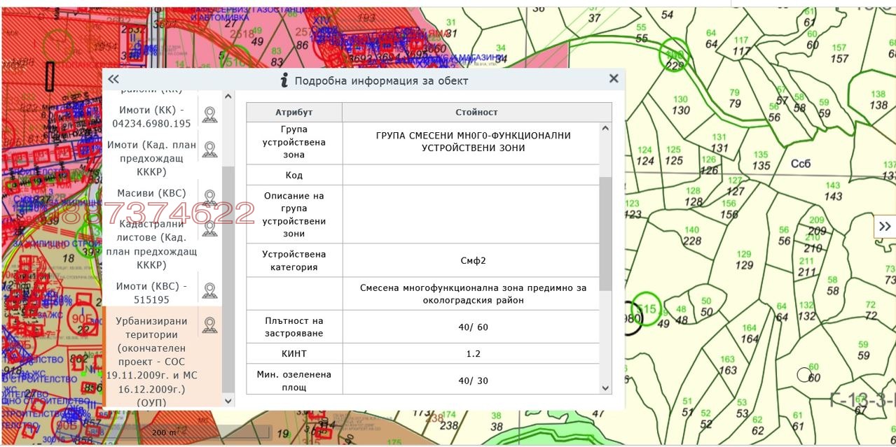 Продава ПАРЦЕЛ, гр. София, с. Бистрица, снимка 4 - Парцели - 54574921