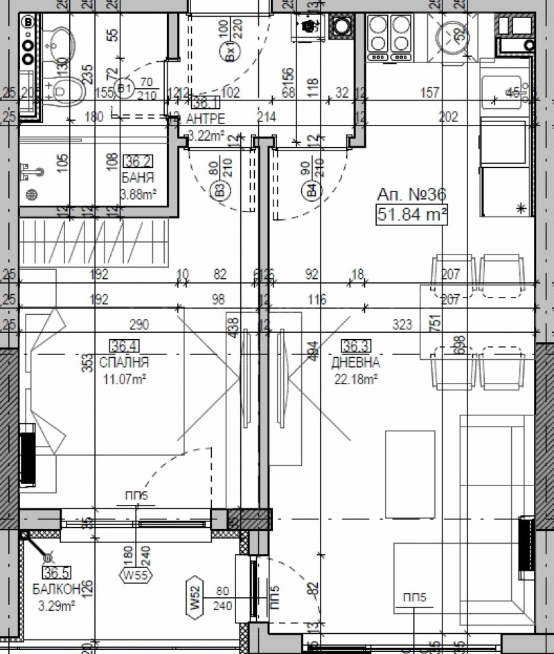 Продава 2-СТАЕН, гр. София, Кръстова вада, снимка 3 - Апартаменти - 53161521