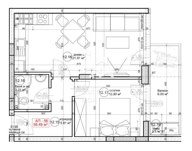 Продава 2-СТАЕН, гр. Варна, Възраждане 4, снимка 2 - Апартаменти - 53531031