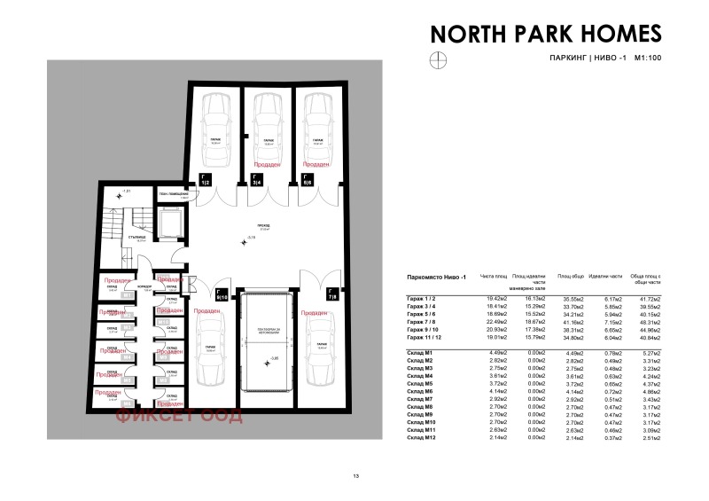 Zu verkaufen  Гараж, Паркомясто Sofia , Nadeschda 4 , 19 qm | 11523512 - Bild [2]