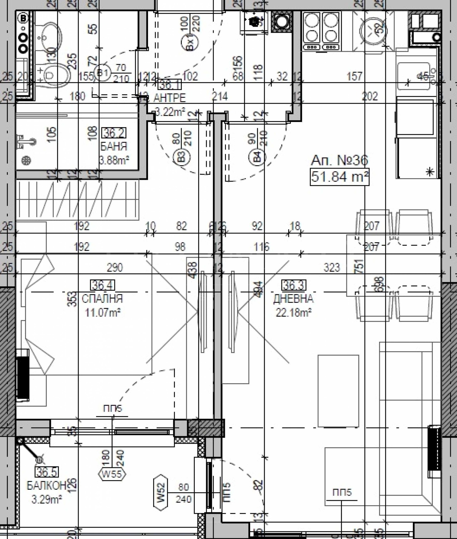 Продава 2-СТАЕН, гр. София, Кръстова вада, снимка 11 - Апартаменти - 53161521