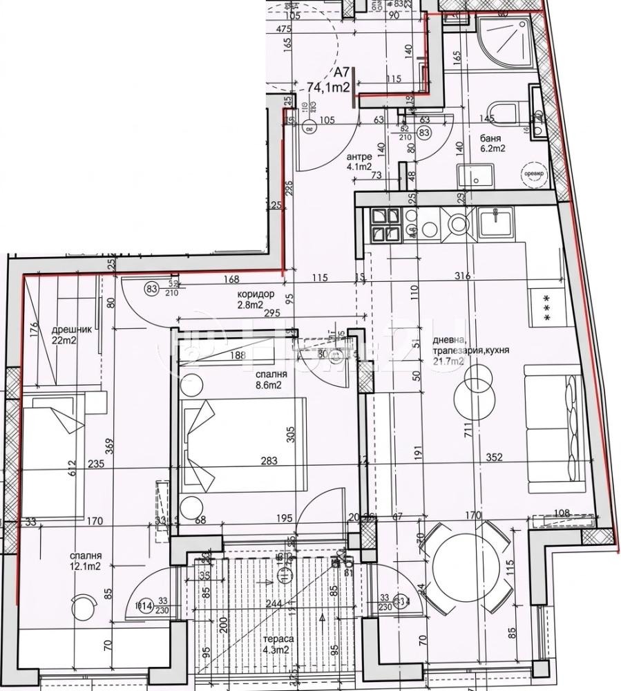 Продава 3-СТАЕН, гр. Варна, Колхозен пазар, снимка 16 - Апартаменти - 56118309