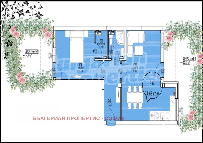 Продава 2-СТАЕН, гр. София, Малинова долина, снимка 8 - Апартаменти - 52661596