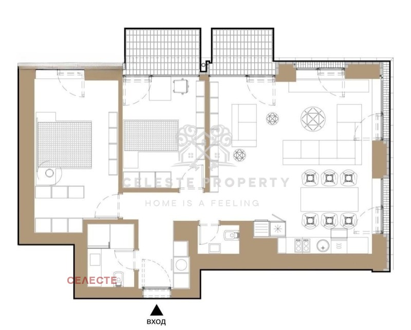 Продава 3-СТАЕН, гр. София, Манастирски ливади, снимка 2 - Aпартаменти - 47491397