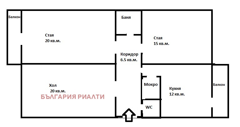 Продава 3-СТАЕН, гр. София, Красна поляна 3