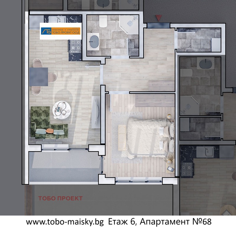Zu verkaufen  1 Schlafzimmer Sofia , Ljulin 10 , 71 qm | 36819142 - Bild [2]