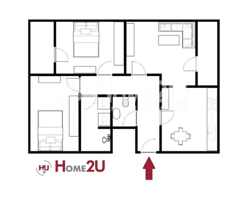Na sprzedaż  2 sypialnie region Płowdiw , Asenowgrad , 88 mkw | 97434813 - obraz [12]