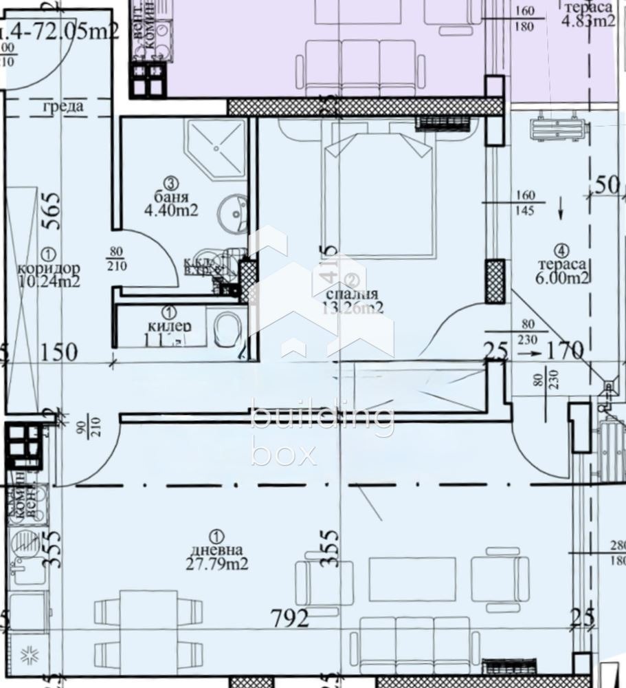 Продава 2-СТАЕН, гр. Варна, Център, снимка 6 - Апартаменти - 56118050