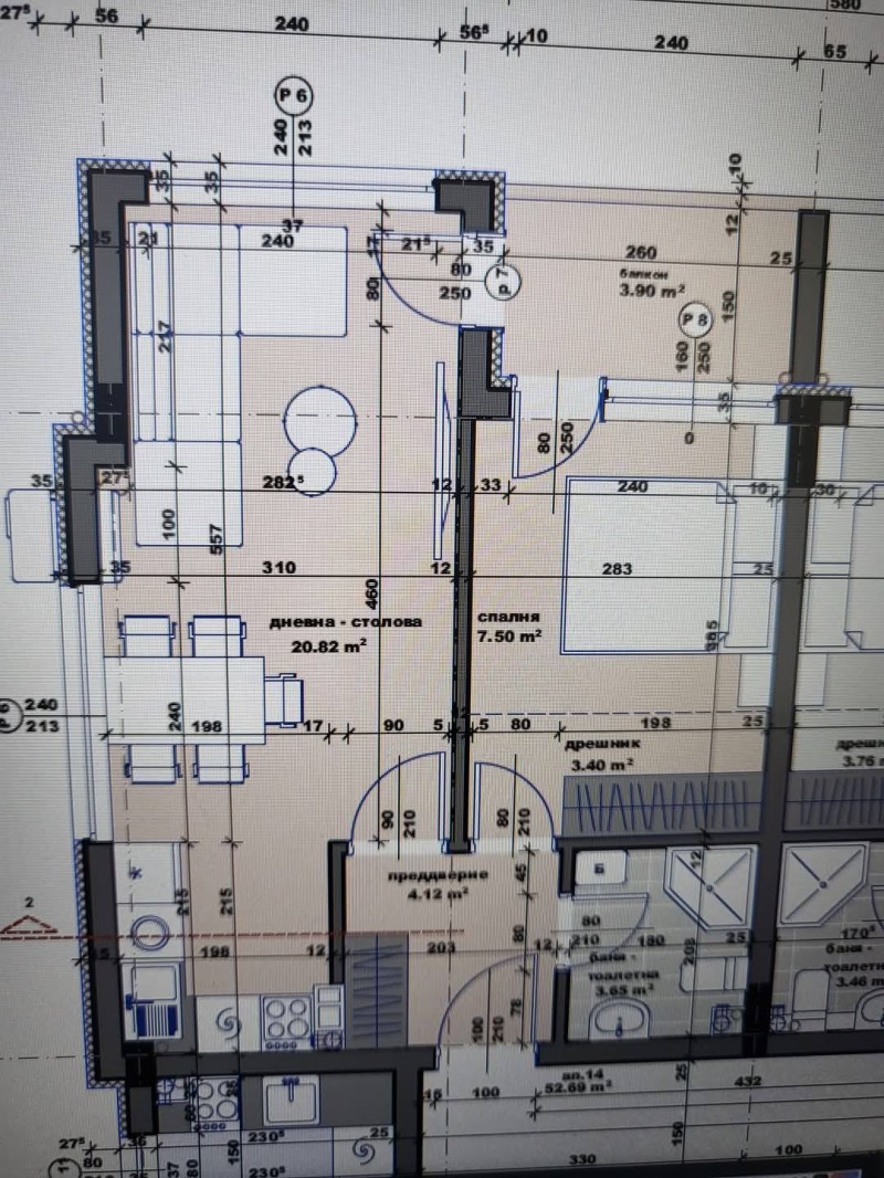En venta  1 dormitorio Stara Zagora , Zheleznik - tsentar , 71 metros cuadrados | 34008021 - imagen [3]