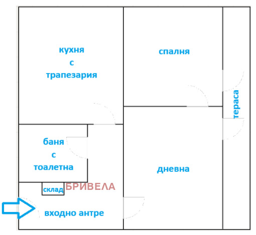 Продава 2-СТАЕН, гр. София, Захарна фабрика, снимка 16 - Апартаменти - 55056794