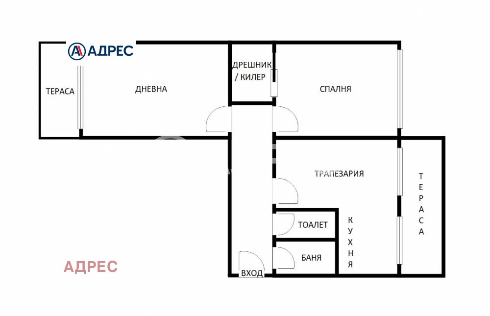 Продава 3-СТАЕН, гр. Варна, Чаталджа, снимка 5 - Апартаменти - 54614661