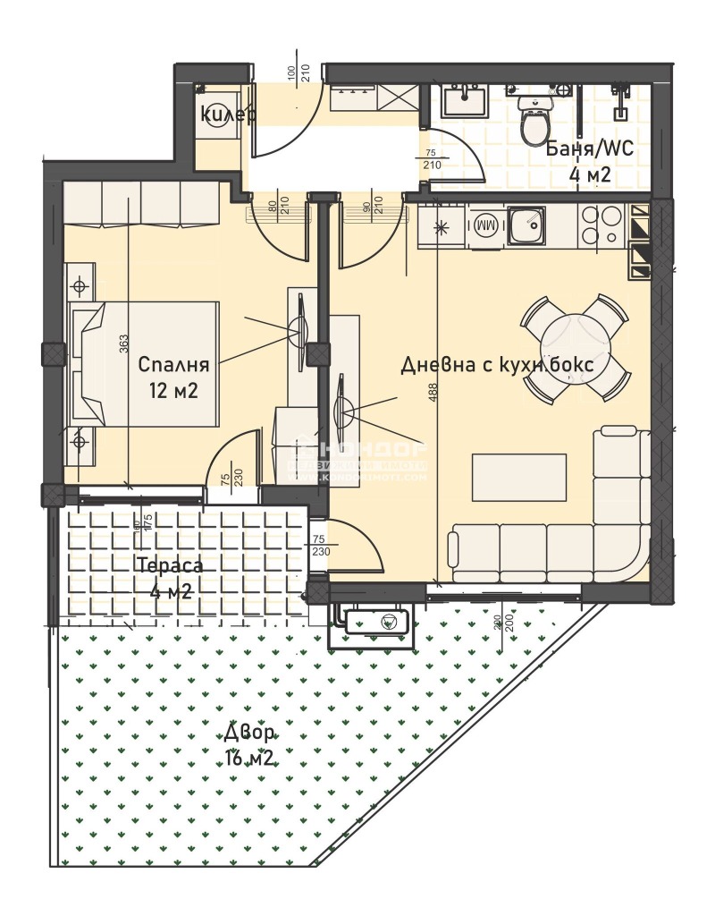 Продава 2-СТАЕН, гр. Пловдив, Кършияка, снимка 2 - Апартаменти - 52814657