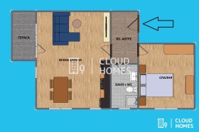 1 slaapkamer Malinova dolina, Sofia