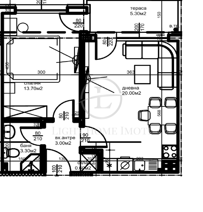 Продава 2-СТАЕН, гр. Пловдив, Кючук Париж, снимка 3 - Aпартаменти - 47783927