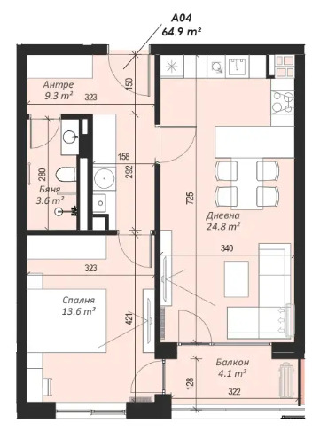 Продава  2-стаен, град София, Кръстова вада •  210 000 EUR • ID 31023064 — holmes.bg - [1] 