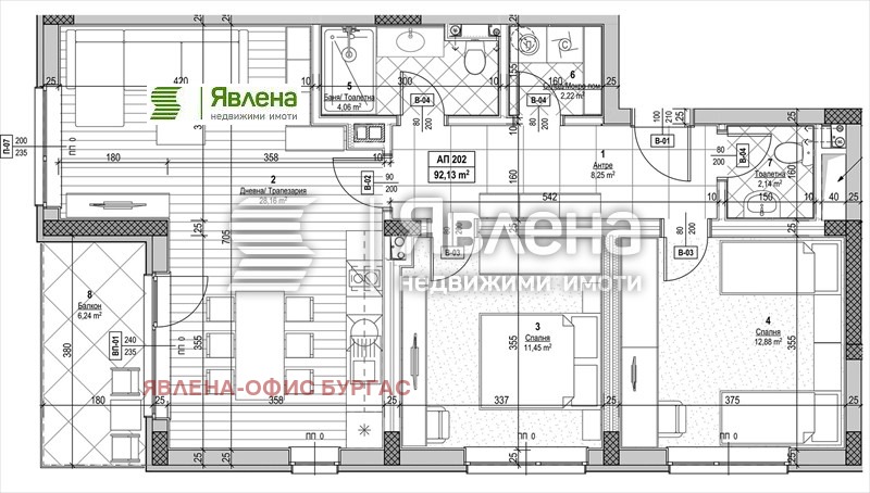 Продается  2 спальни область Бургас , Несебър , 109 кв.м | 74850852 - изображение [2]