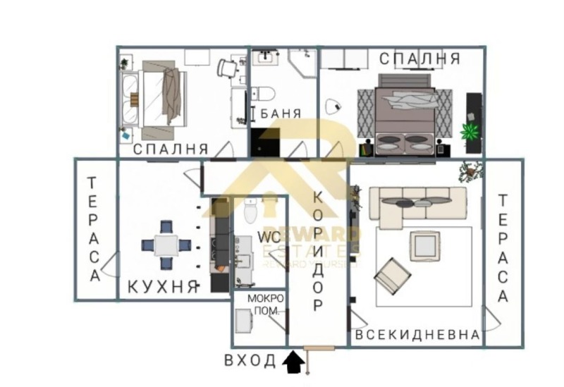 For Sale  2 bedroom Sofia , Nadezhda 3 , 84 sq.m | 11205651 - image [17]